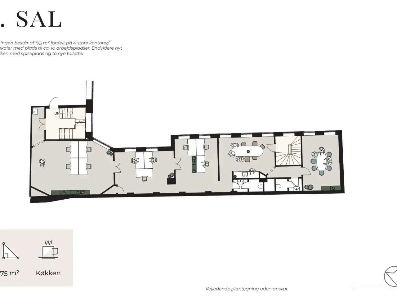 Billede 17 - 144 m² & 175 m²  lyse kontorer