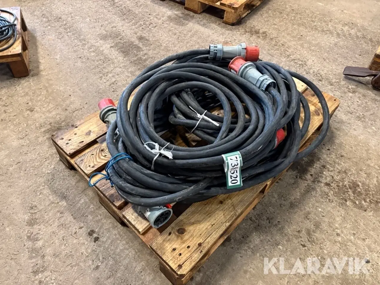 Billede 1 - Amp kabler 4x16 kvadrat (ingen nul) - 4 styk