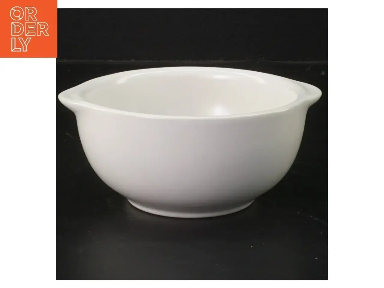 Billede 1 - Hvid skål (str. 13x7 cm)