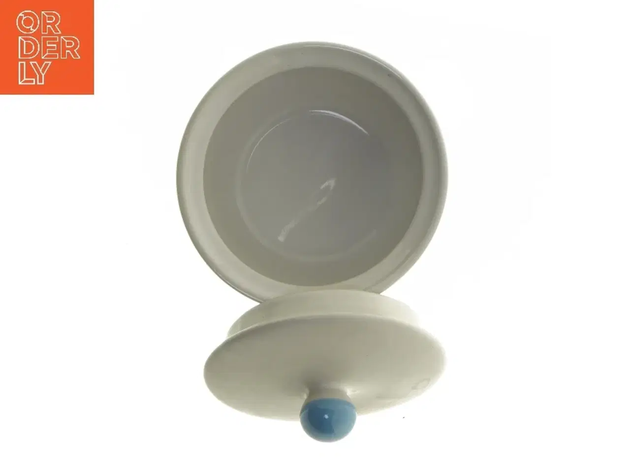 Billede 5 - Keramisk sukkerskål med låg (str. Ø 10x9 cm)