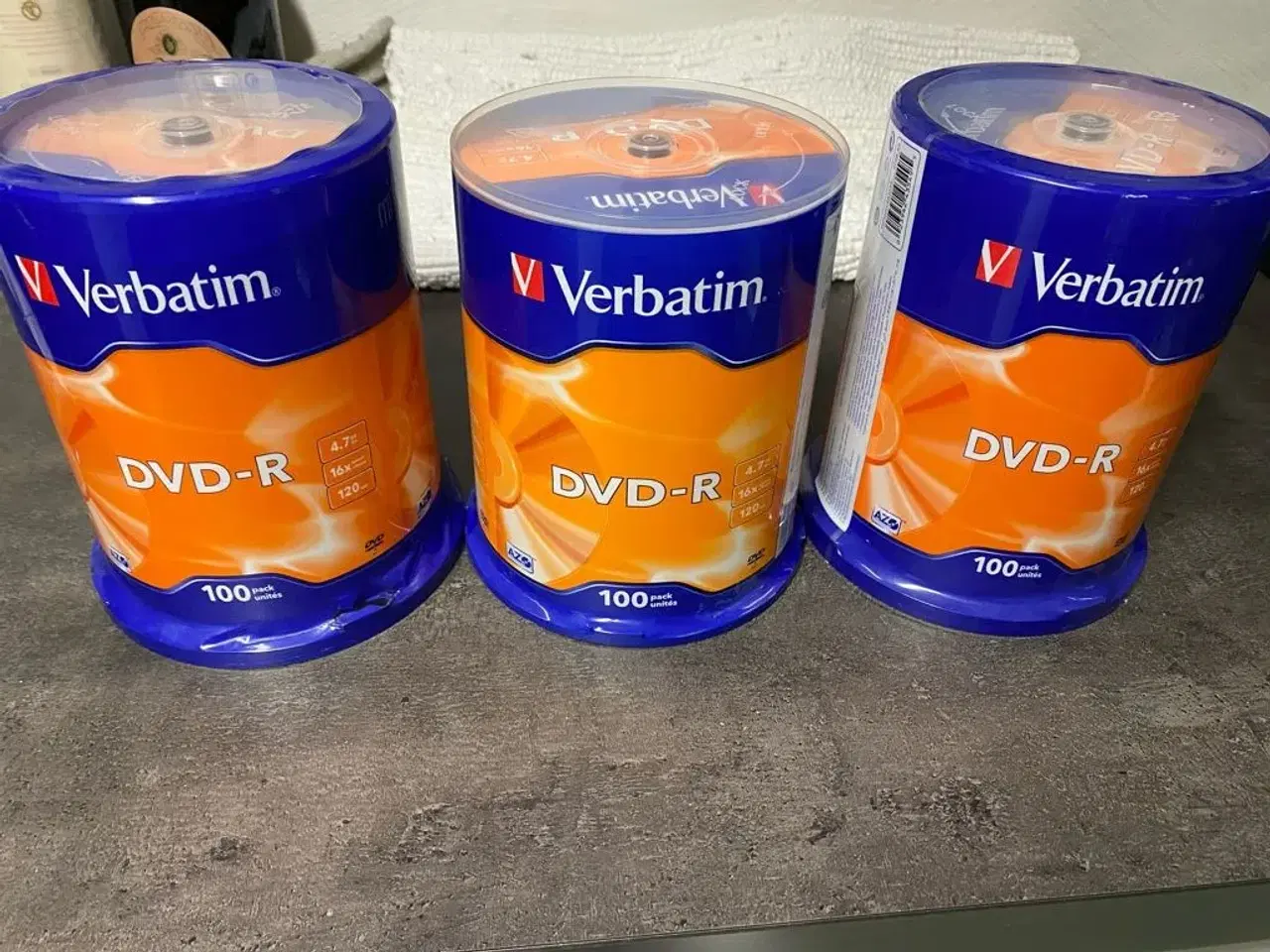 Billede 1 - Verbatim DVD-R 4,7 GB 16x Nye skiver