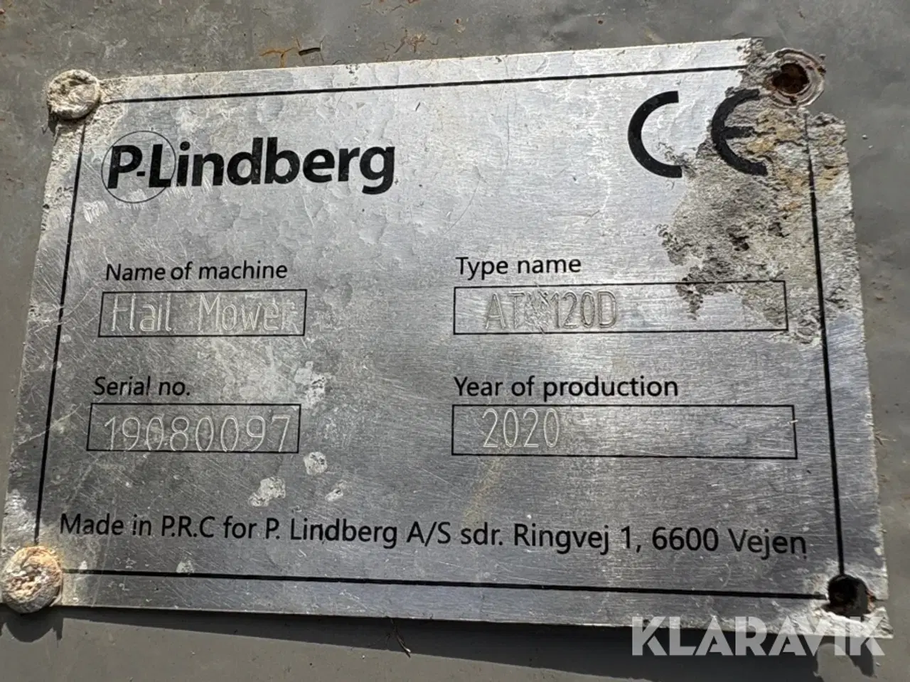 Billede 5 - Slagle klipper P-Lindberg ATV-120D - Flail mower