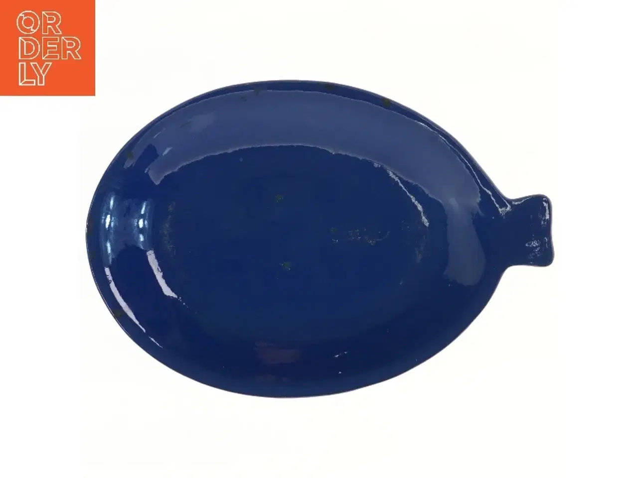 Billede 2 - Blåt fiskeformet fad (str. 42 cm)