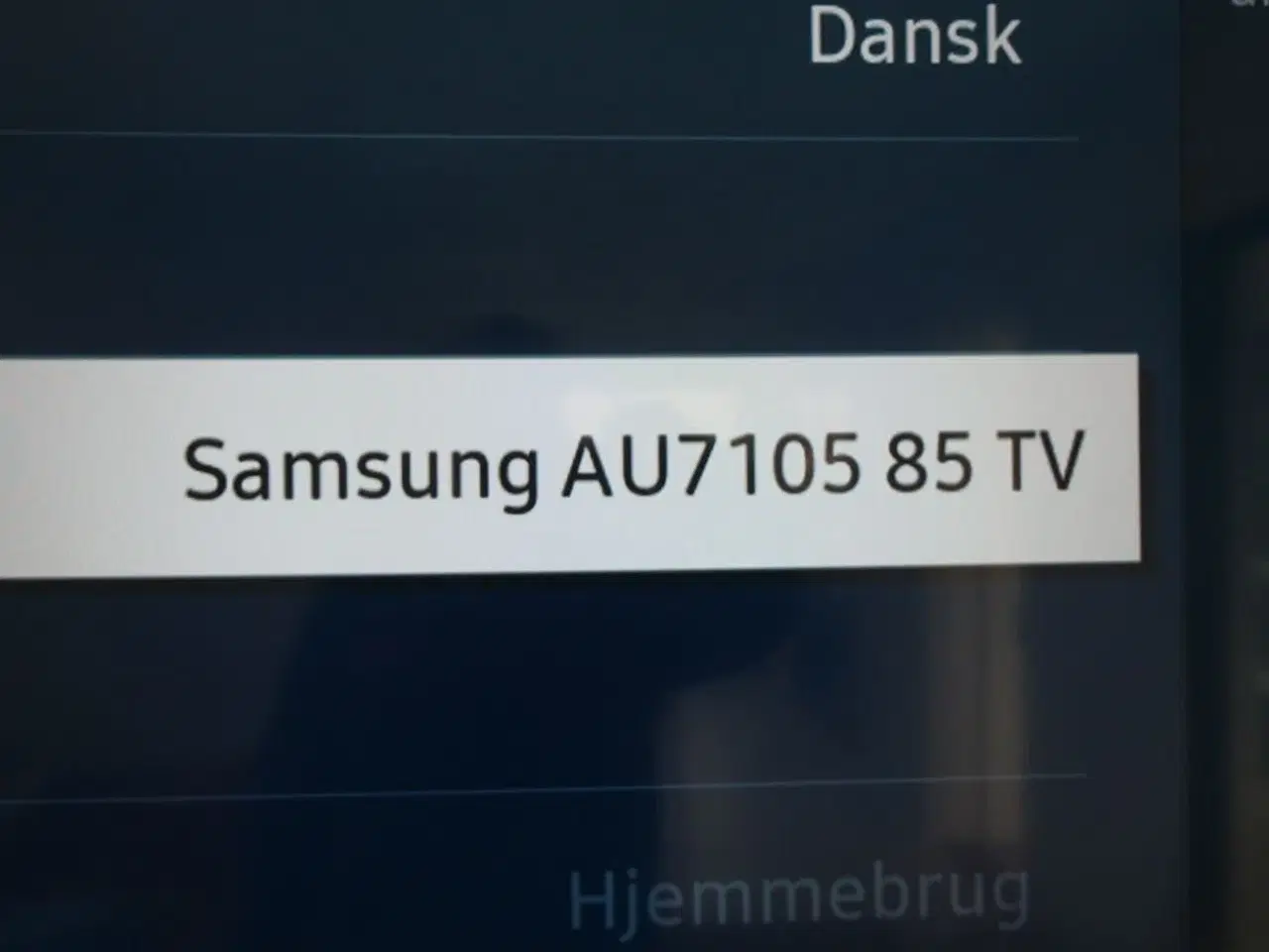 Billede 2 - Fjernsyn 85" SAMSUNG AU7105 85
