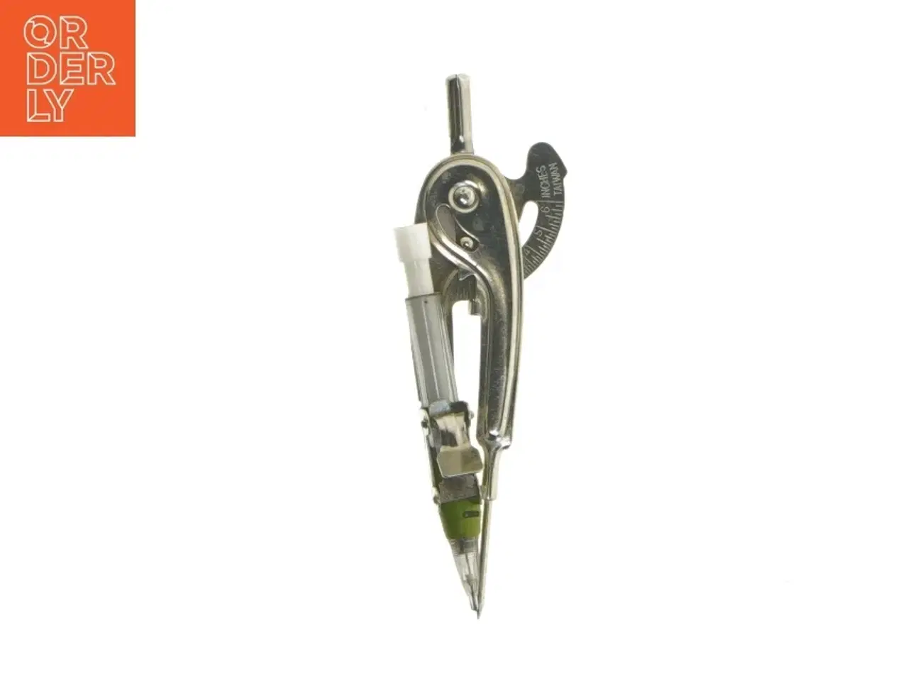 Billede 1 - Passer med blyant og spids (str. 13,5 cm)