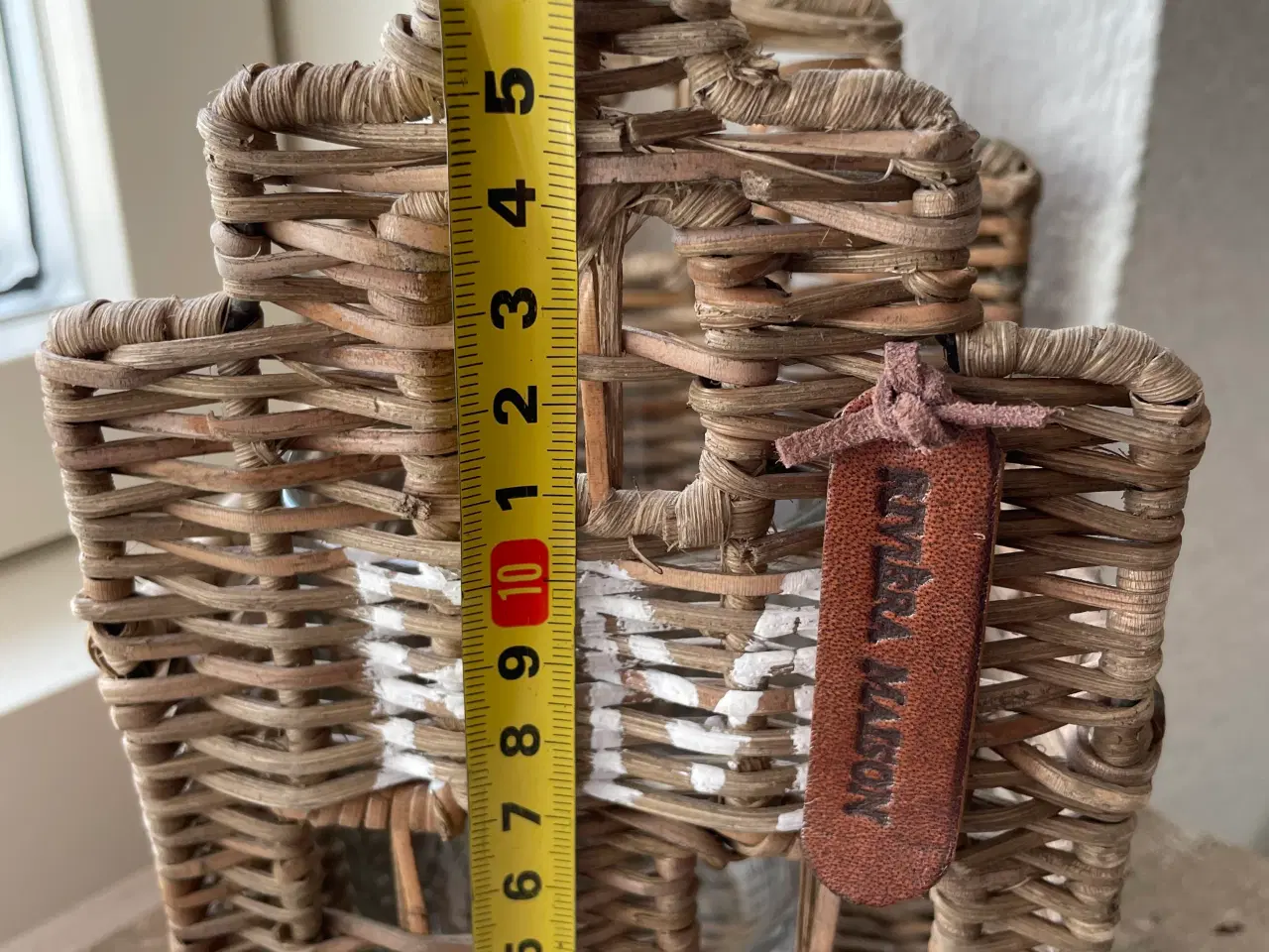 Billede 5 - Riviera Maison lysestage i Rattan