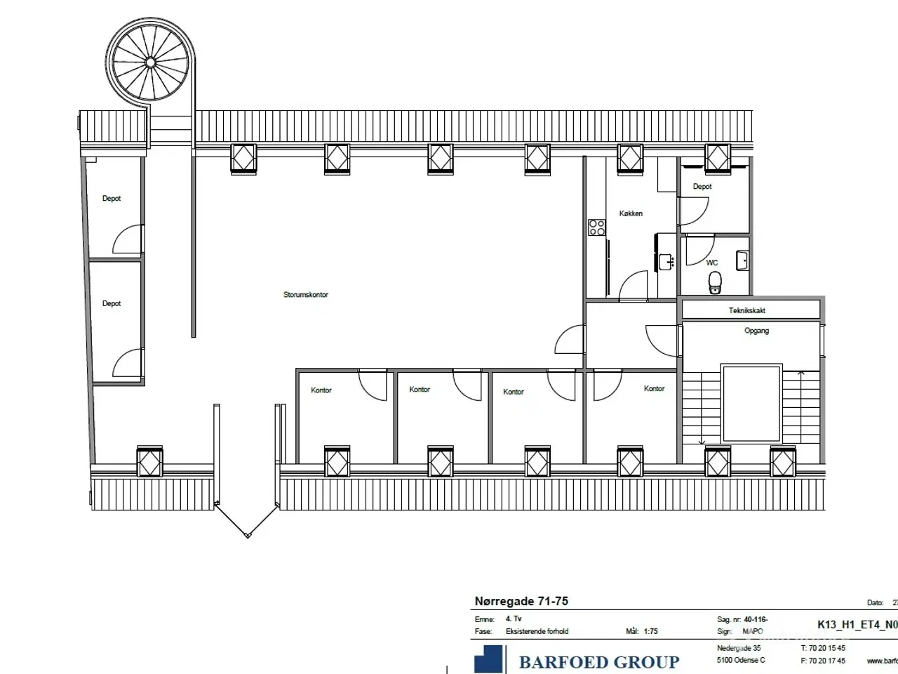 Billede 14 - Lyst og effektivt kontorlejemål i Odense C – 201 m²