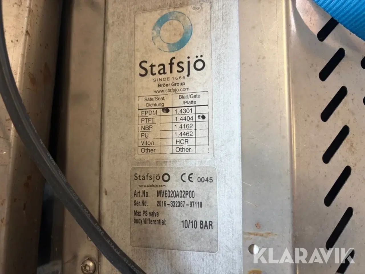 Billede 5 - Industrielle knivspjældsventiler Strafjö Valtor DN 200 og 300 4 styks