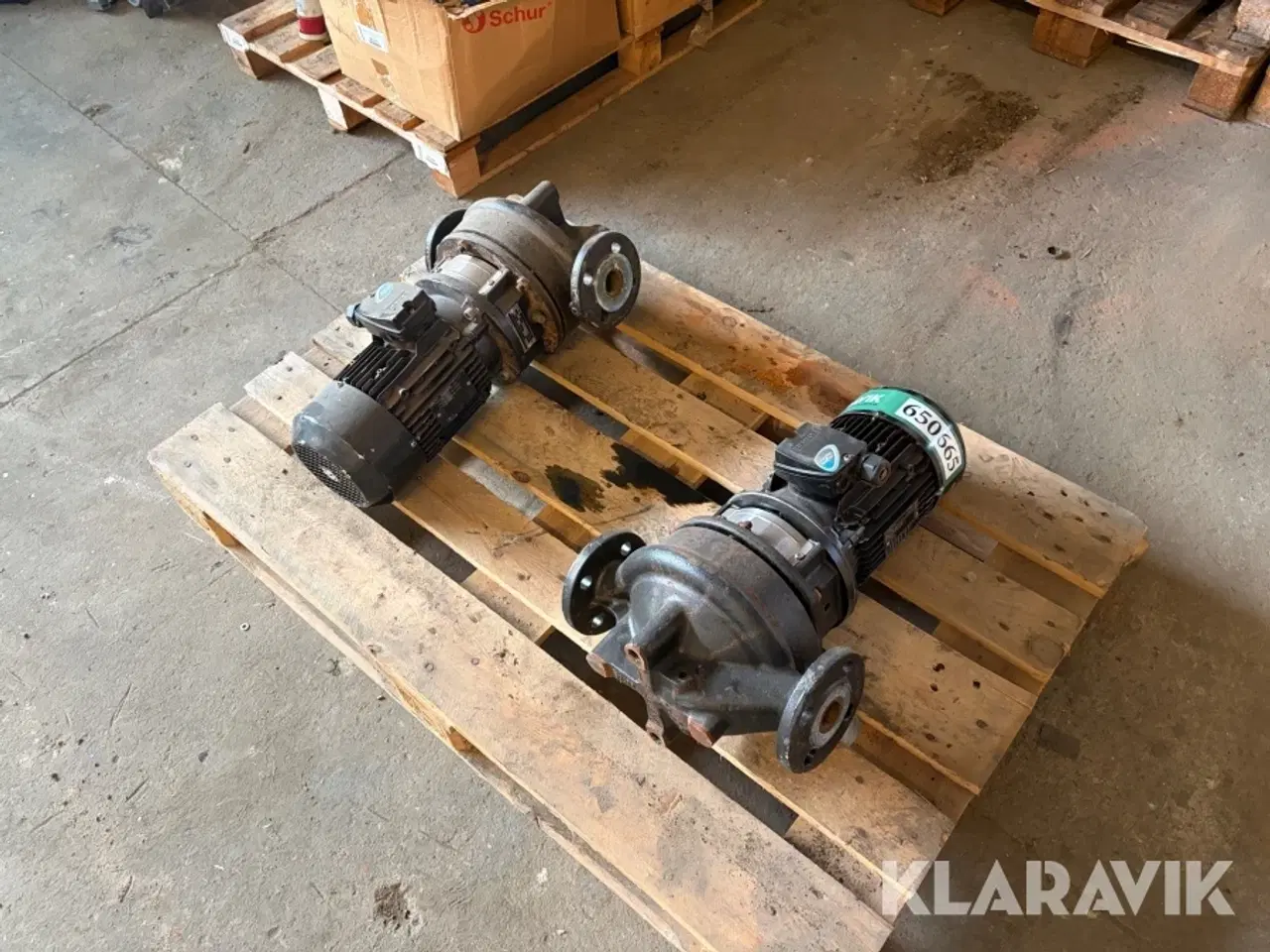 Billede 1 - Centrifugalpumper med elmotor Grundfos Blieflux 2 styk