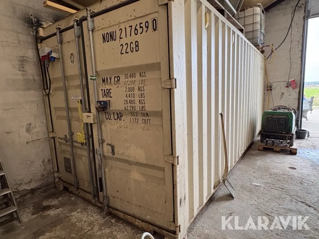 Billede 2 - Container 20fods isoleret 40mm kingspan