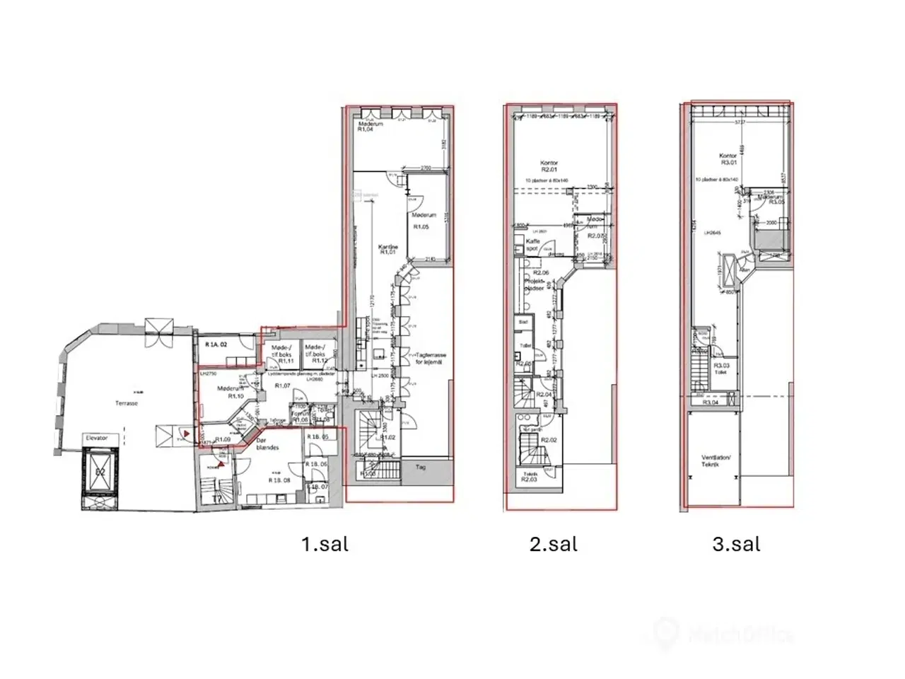 Billede 18 - Attraktivt kontorlejemål i 3 plan med tagterrasse
