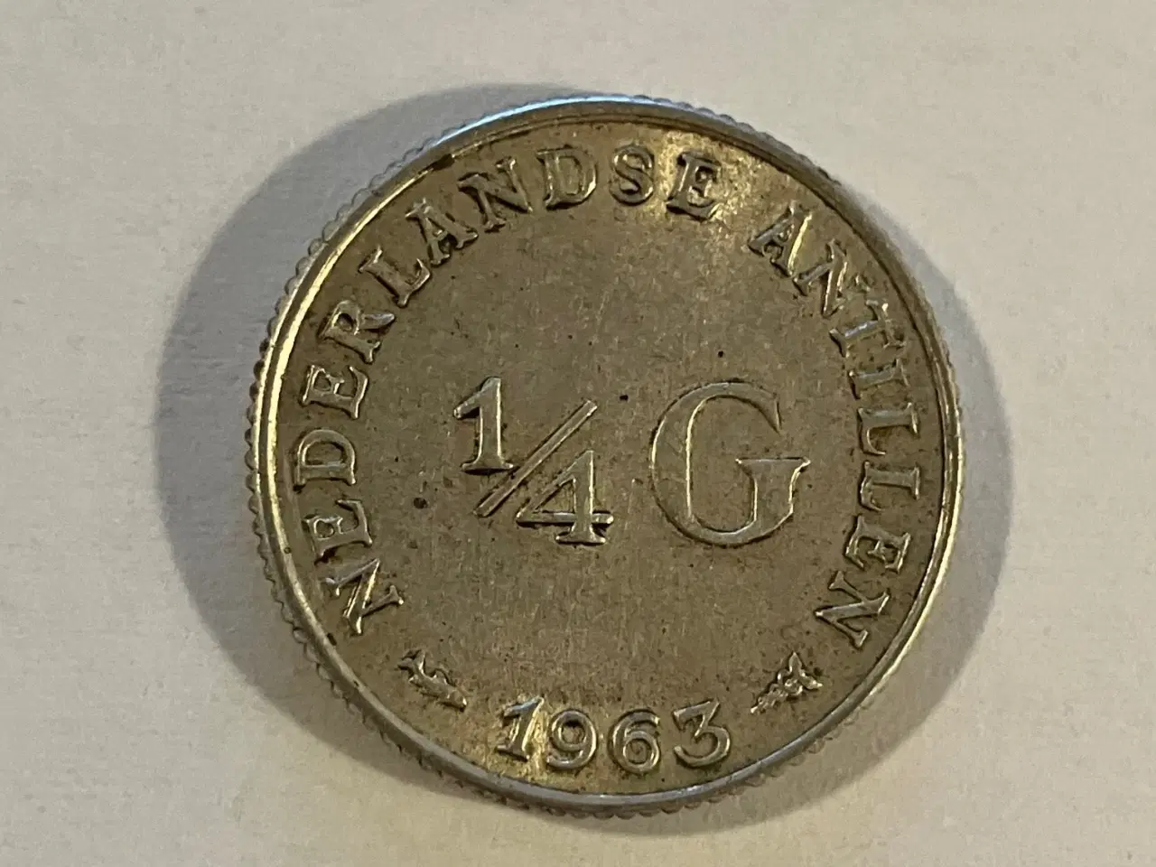 Billede 1 - 1/4 G Netherlands Antilles 1963