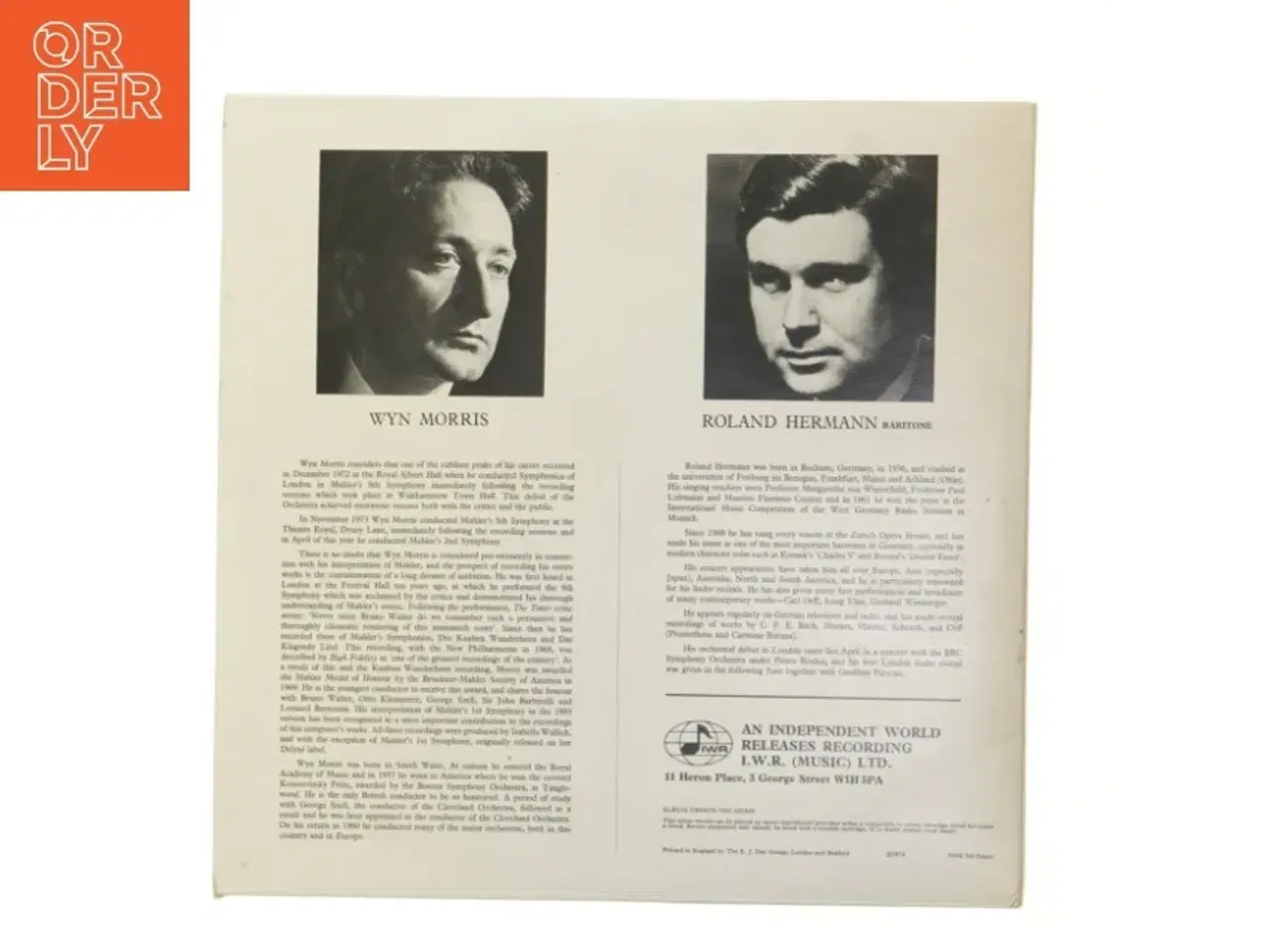 Billede 2 - Gustav Mahler Symphony No. 5 LP