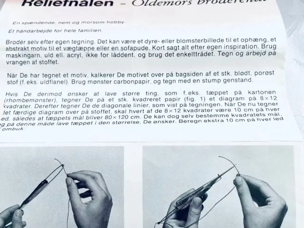 Billede 5 - Oldemors brodering vintage sæt 