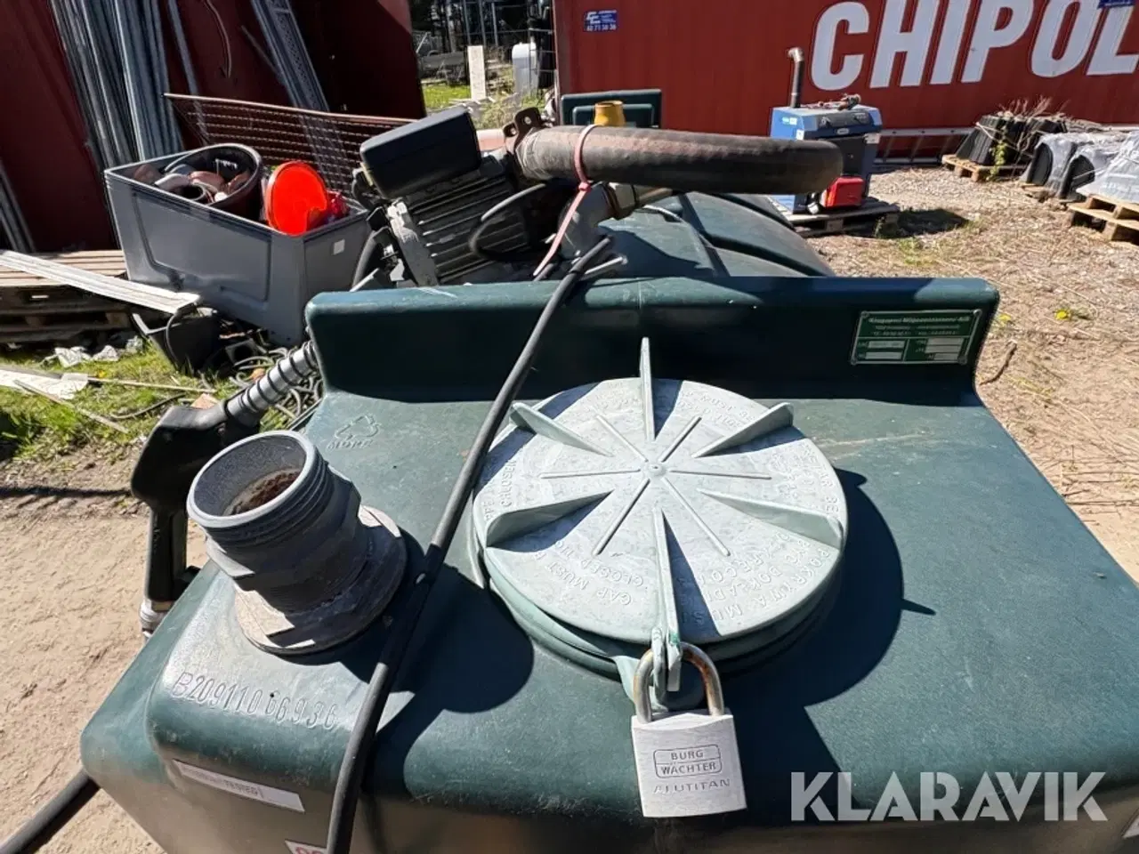 Billede 12 - Dieseltank med pumpe Kingspan 1225 liters