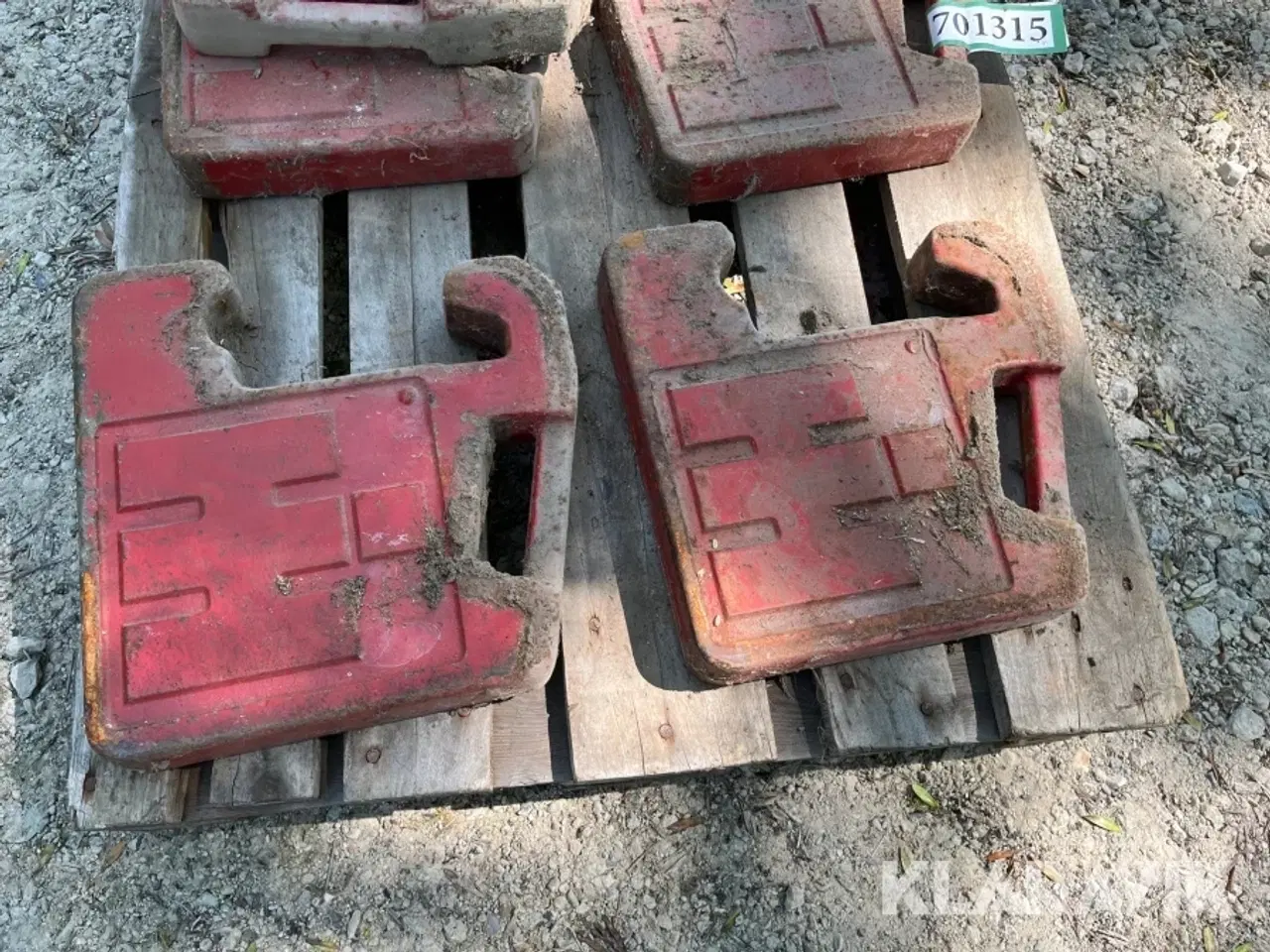 Billede 3 - Vægtklodser IH 30kg 11 styk