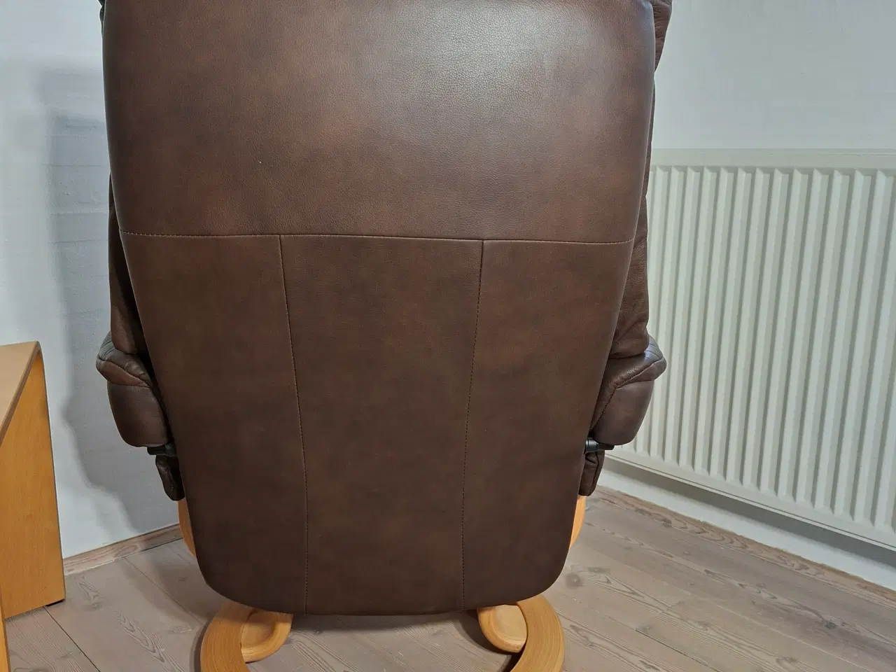 Billede 4 - stressless lænestole  Brun læder M/skamler
