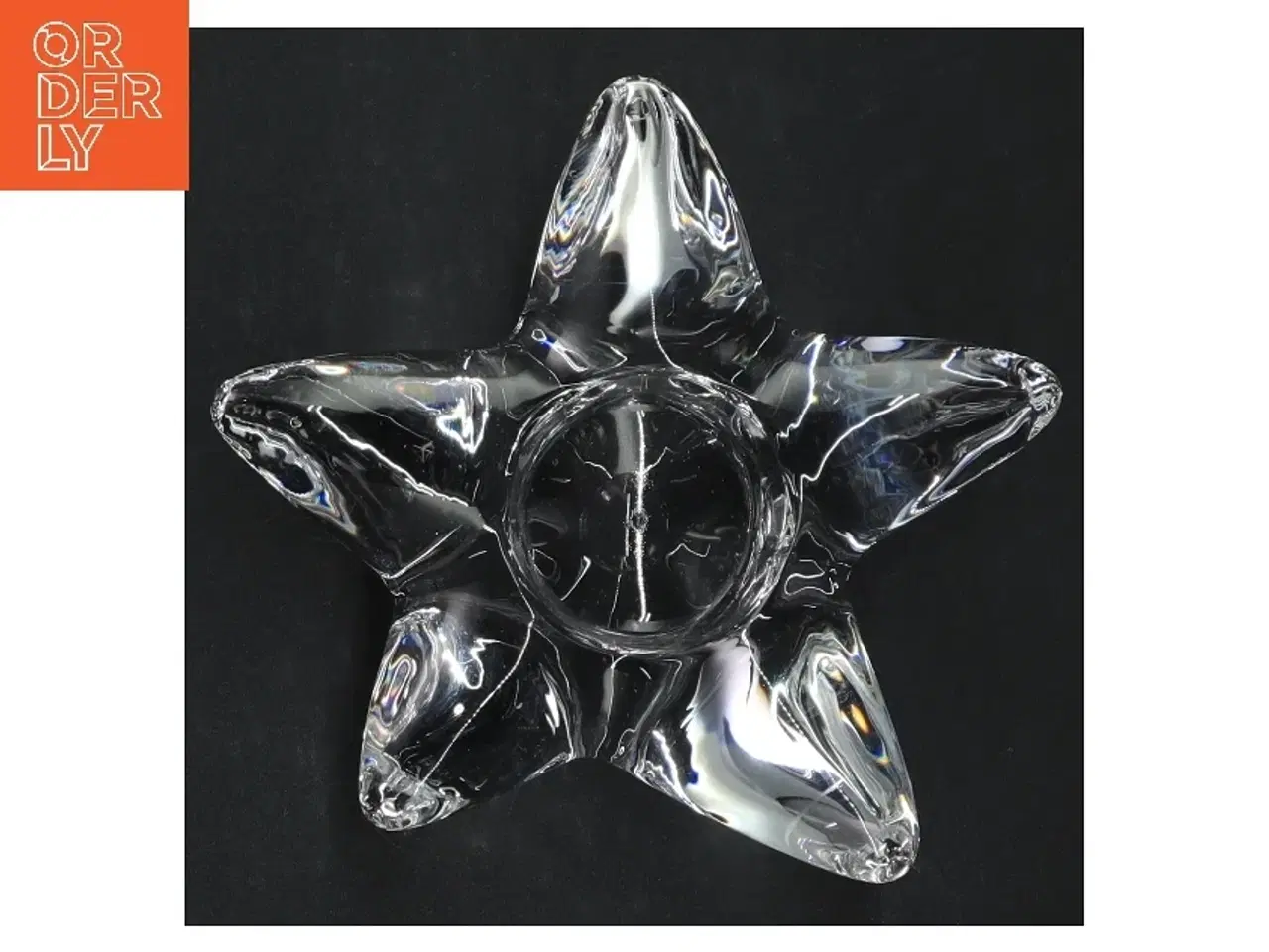 Billede 3 - Glas stjernelysestage (str. Ø. 13,5 cm)