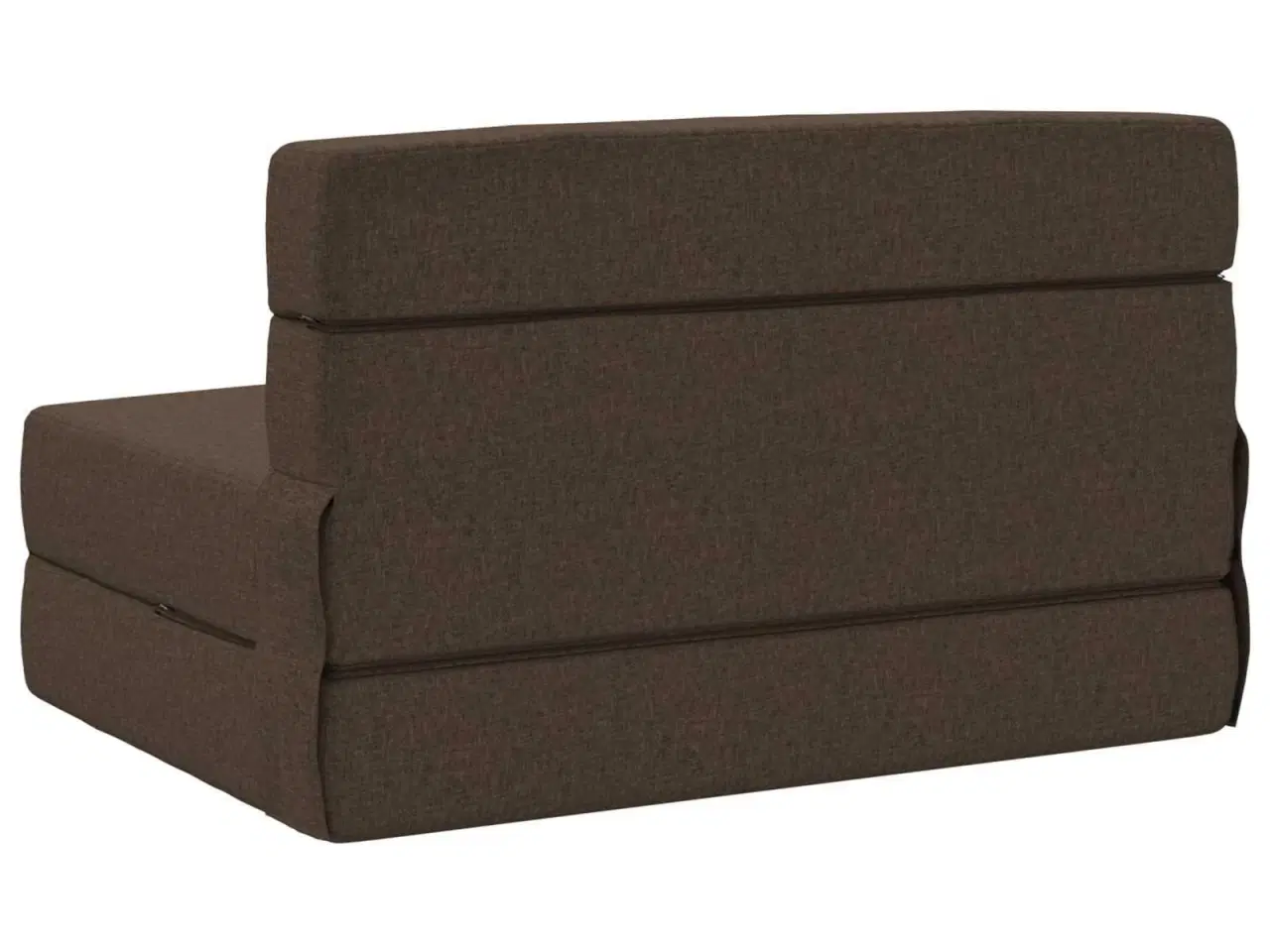Billede 4 - Foldesofa seng Gråbrun 190 x 70 x 15 cm Stof