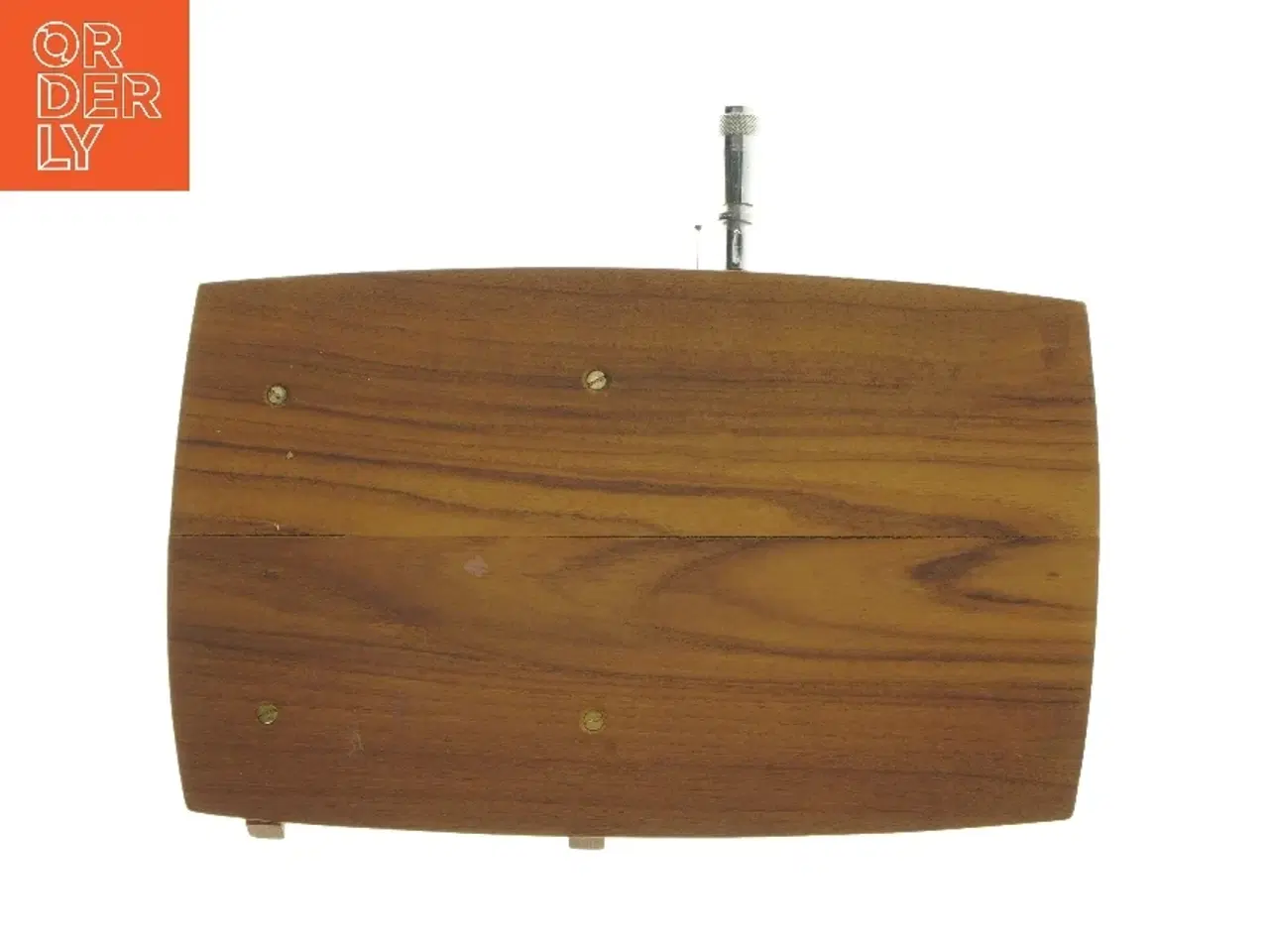 Billede 2 - Teak træ Skærebræt med osteskærer (str. 15x25,5 cm)