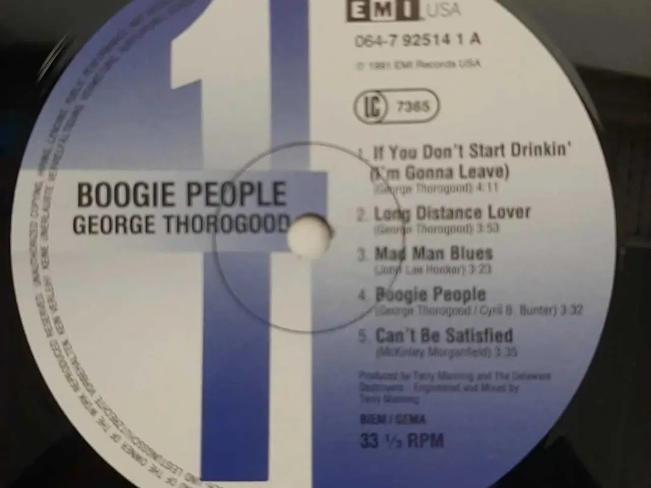 Billede 2 - George Thorogood lp'er