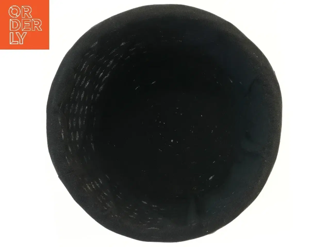 Billede 3 - Rund fletkurv med stofindsats (str. Ø 30 cm)