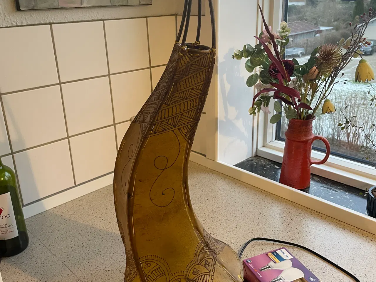 Billede 1 - lampe med ekstra pærer 