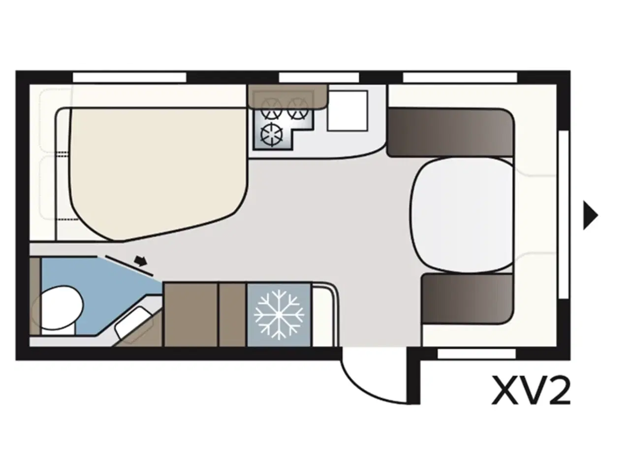 Billede 2 - 2026 - Kabe Briljant 470 XL KS   Kabe Briljant 470 XL KS 2026 - Kommer senere hos Camping-specialisten.dk