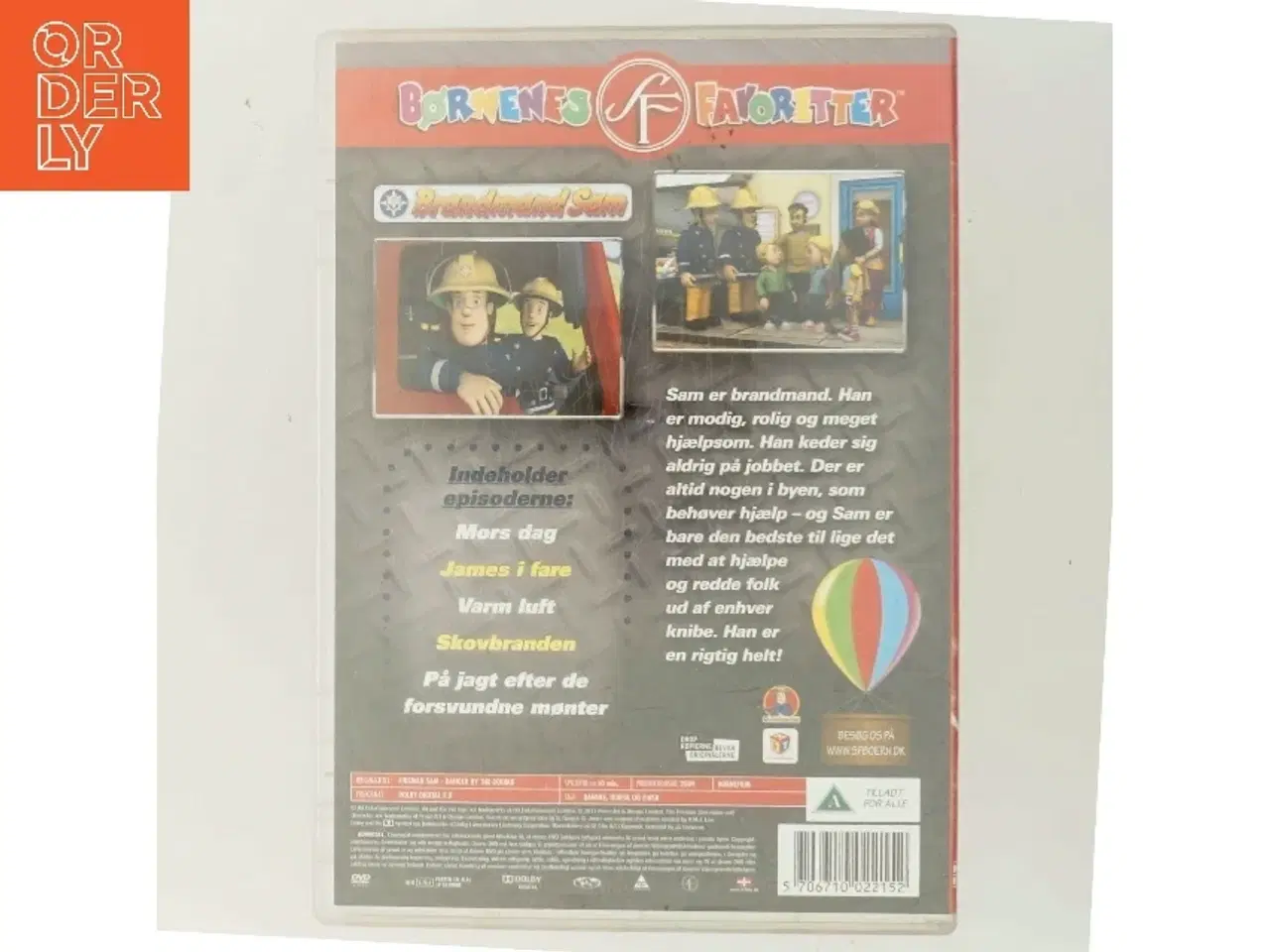 Billede 3 - Brandmans Sam, Skovbranden (DVD)