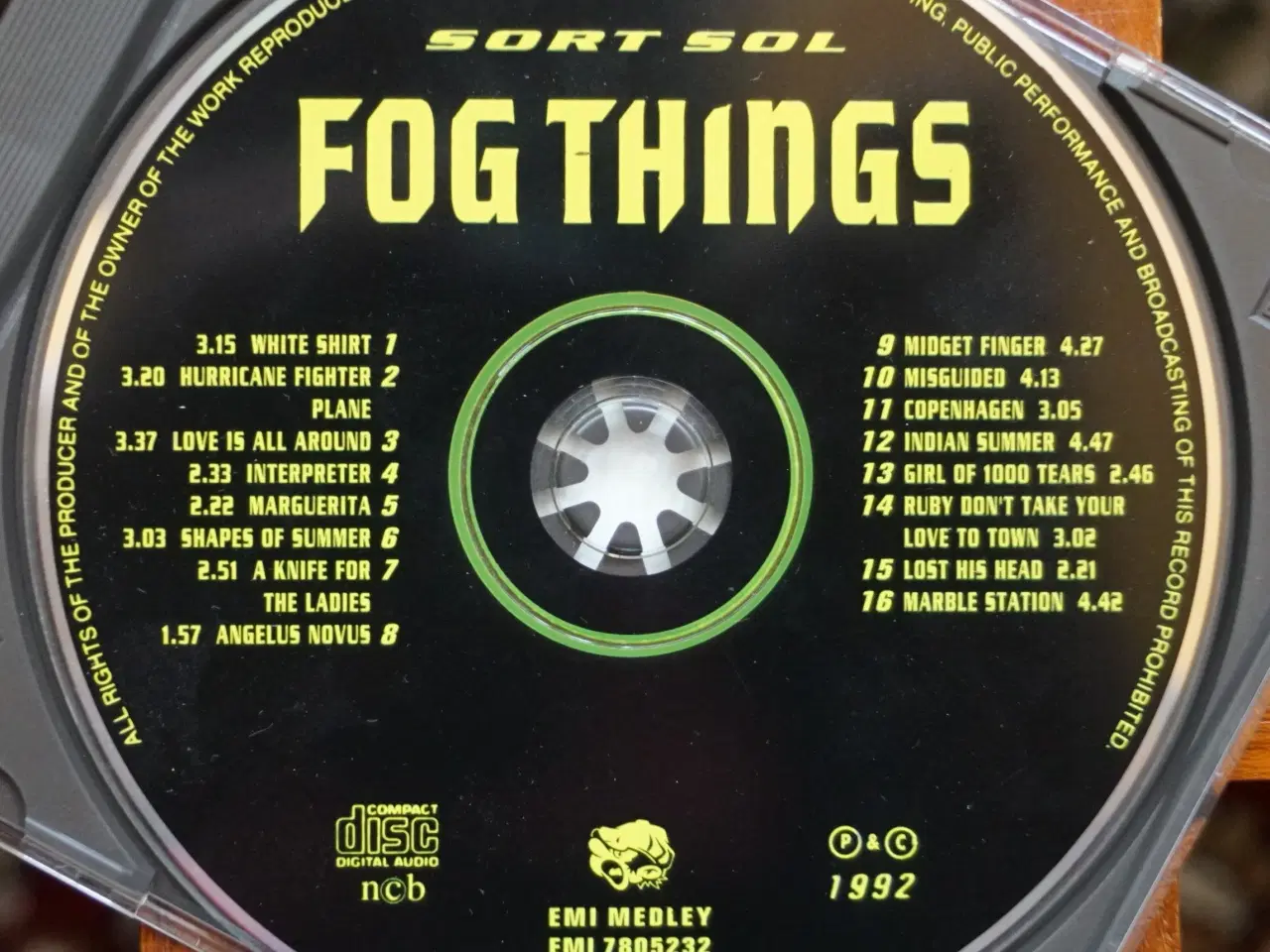 Billede 3 - Sort Sol: Fog things