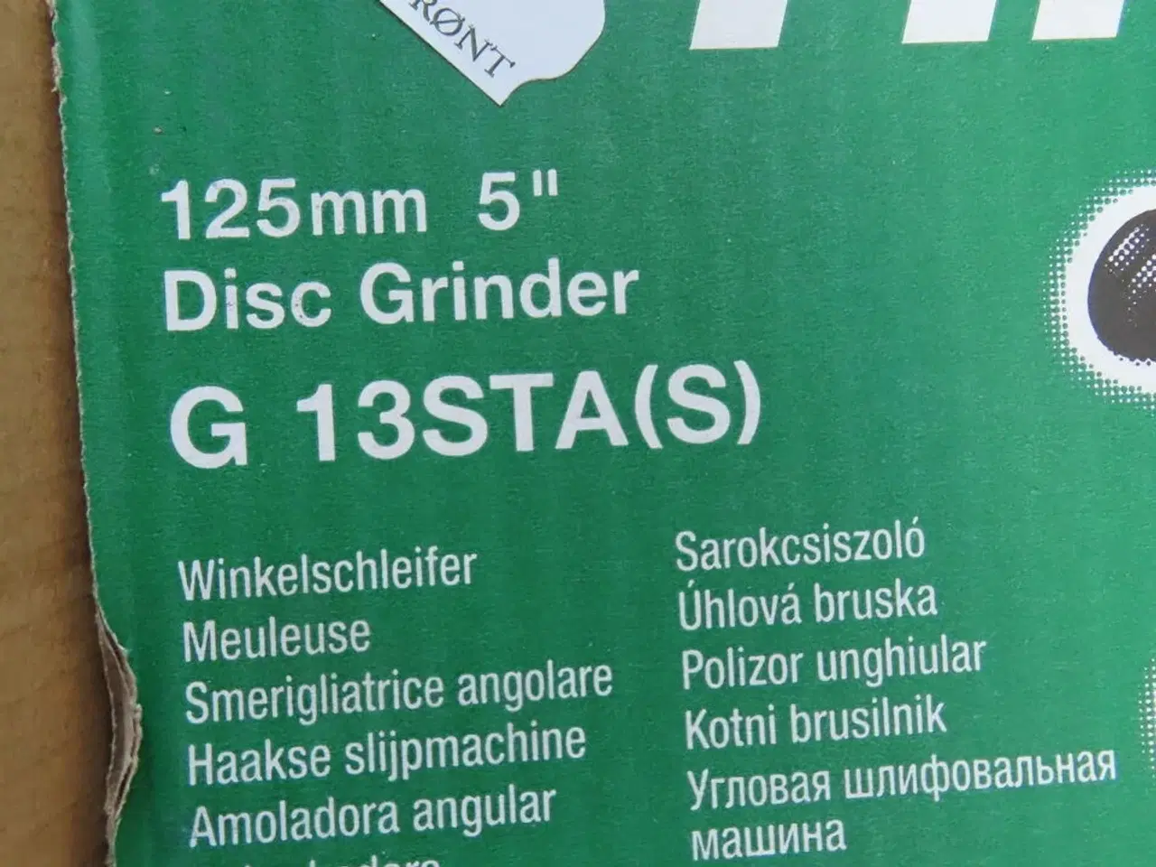 Billede 2 - Vinkelsliber HIKOKI G 13STA(S)