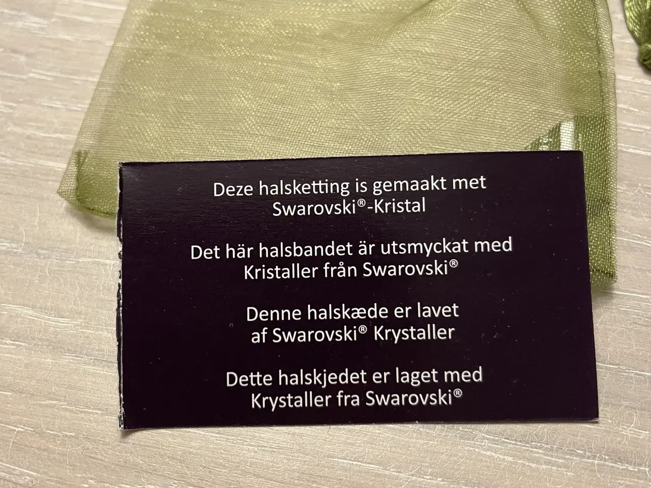 Billede 8 - Halskæde med Swarowski krystaller