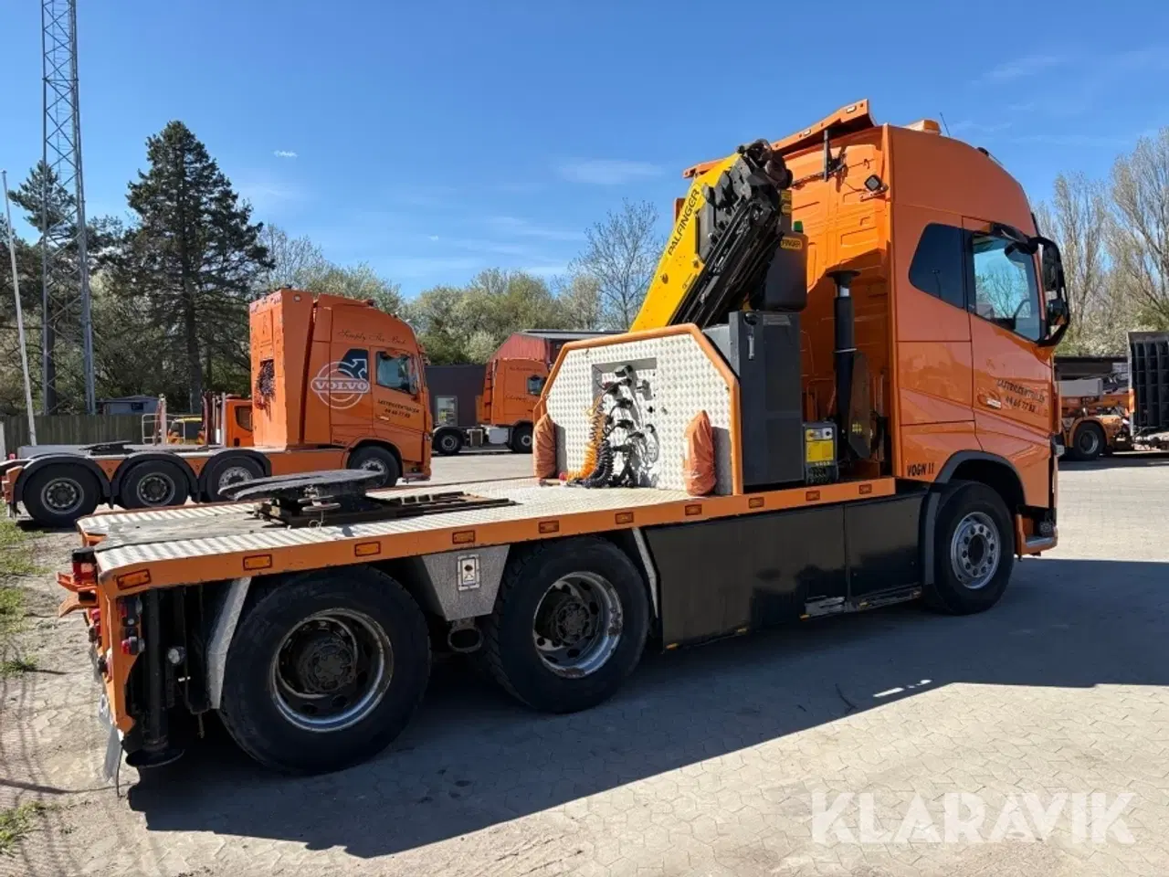 Billede 7 - Lastbil Volvo FH16 550 6x4 med mobilkran sværgodstrækker