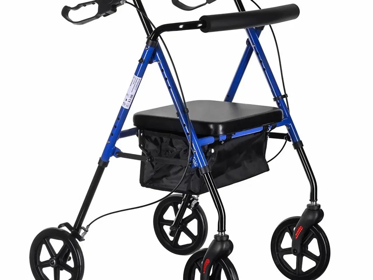 Billede 1 - Rollator med 4 hjul ActionMed – let aluminium, højdejusterbar