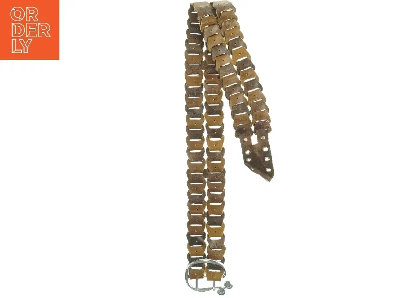 Billede 1 - Vintage flettet bælte (str. 96 cm)