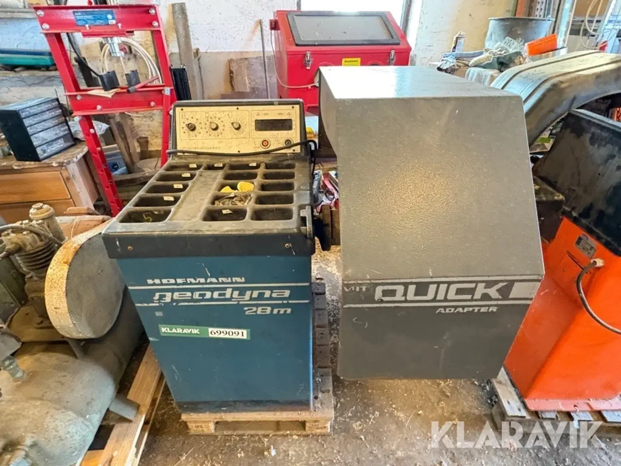 Billede 2 - Afbalancering apparat Hofmann Geodyna 28m