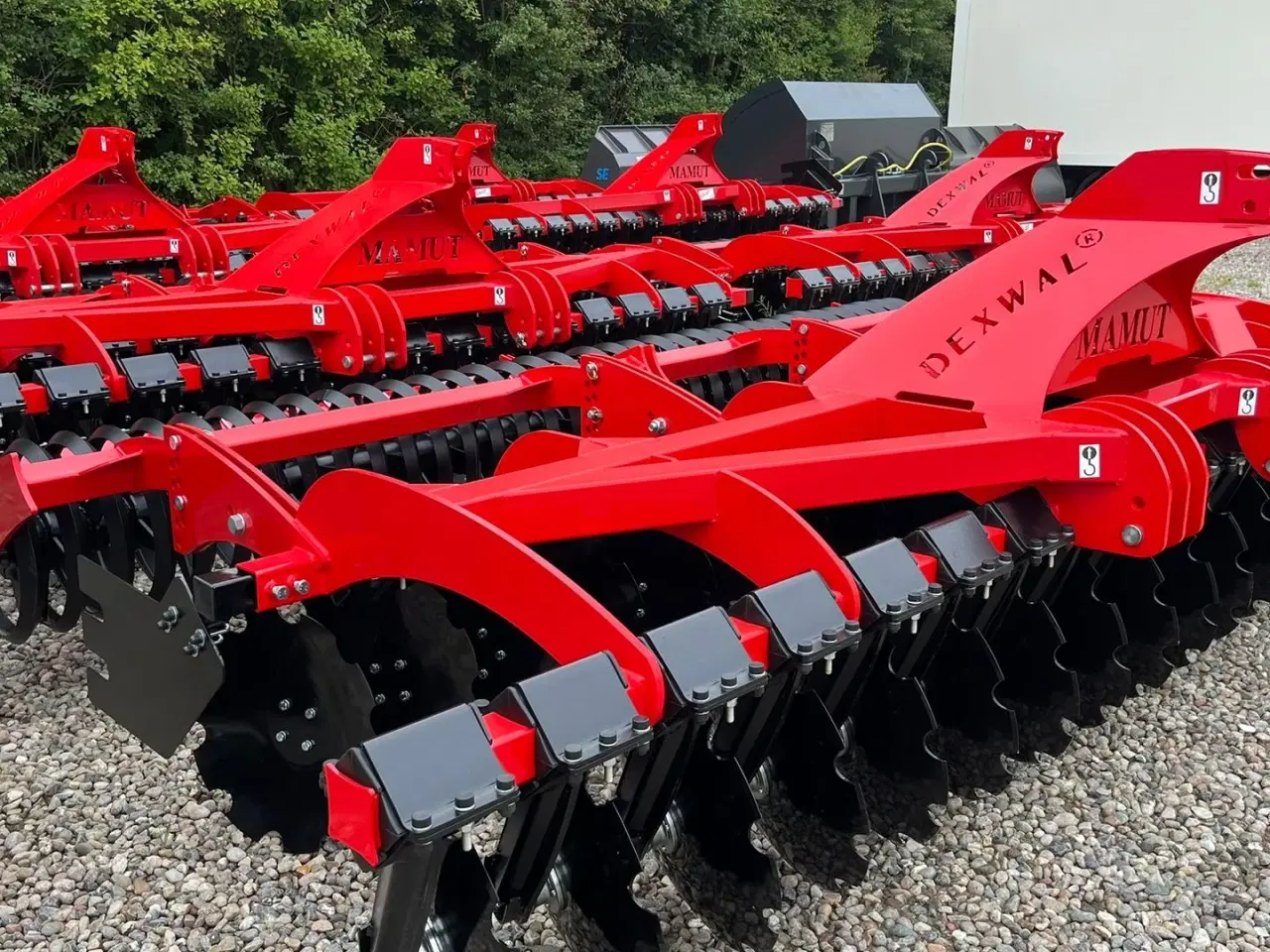 Billede 10 - Dexwal Mamut 4 m Med v-rings pakker og 560mm tallerkner