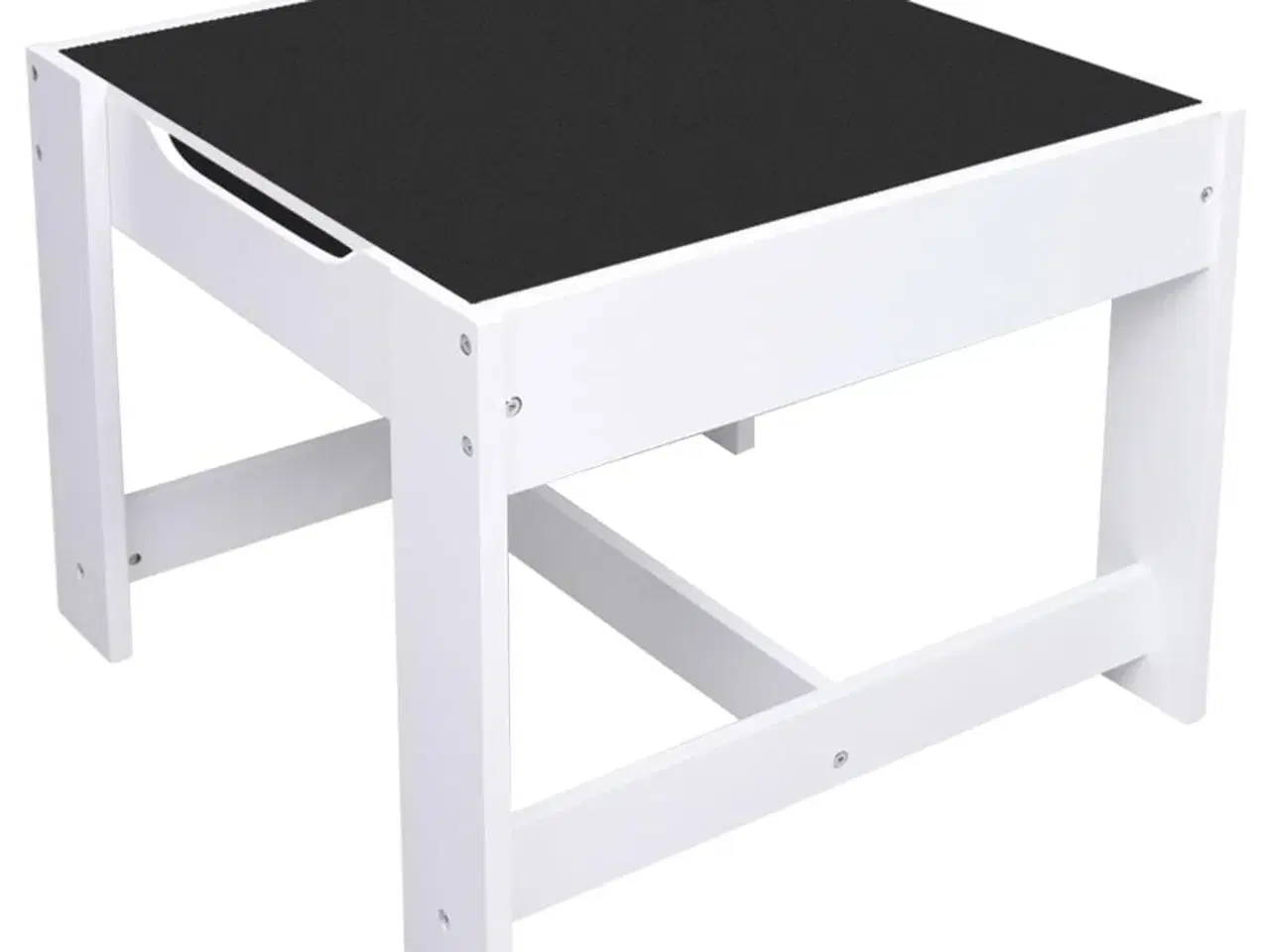 Billede 7 - Børnebord med 2 stole MDF hvid