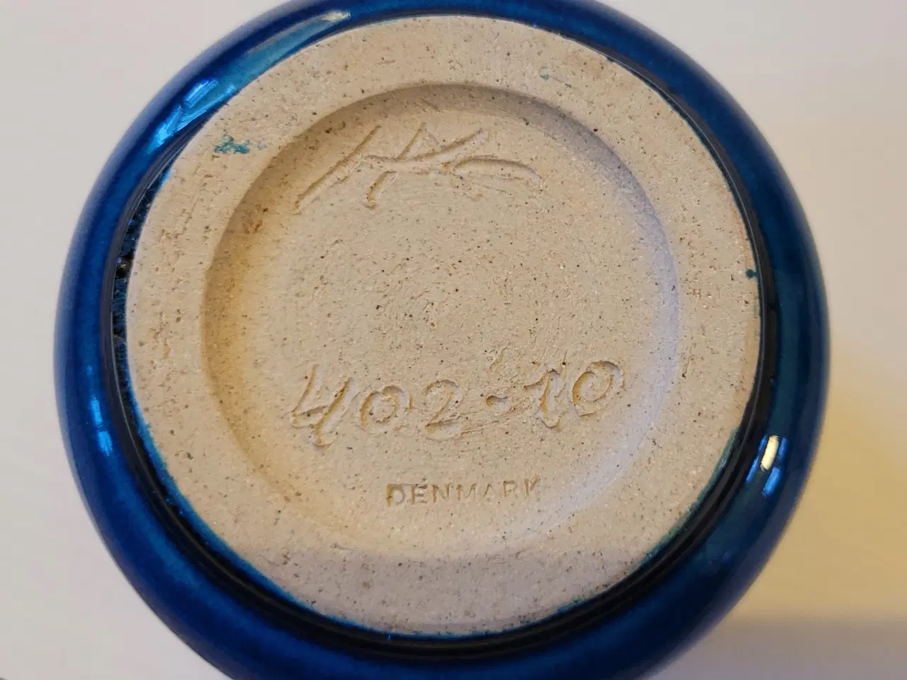 Billede 2 - Fin turkis vintage Kähler urtepotteskjuler