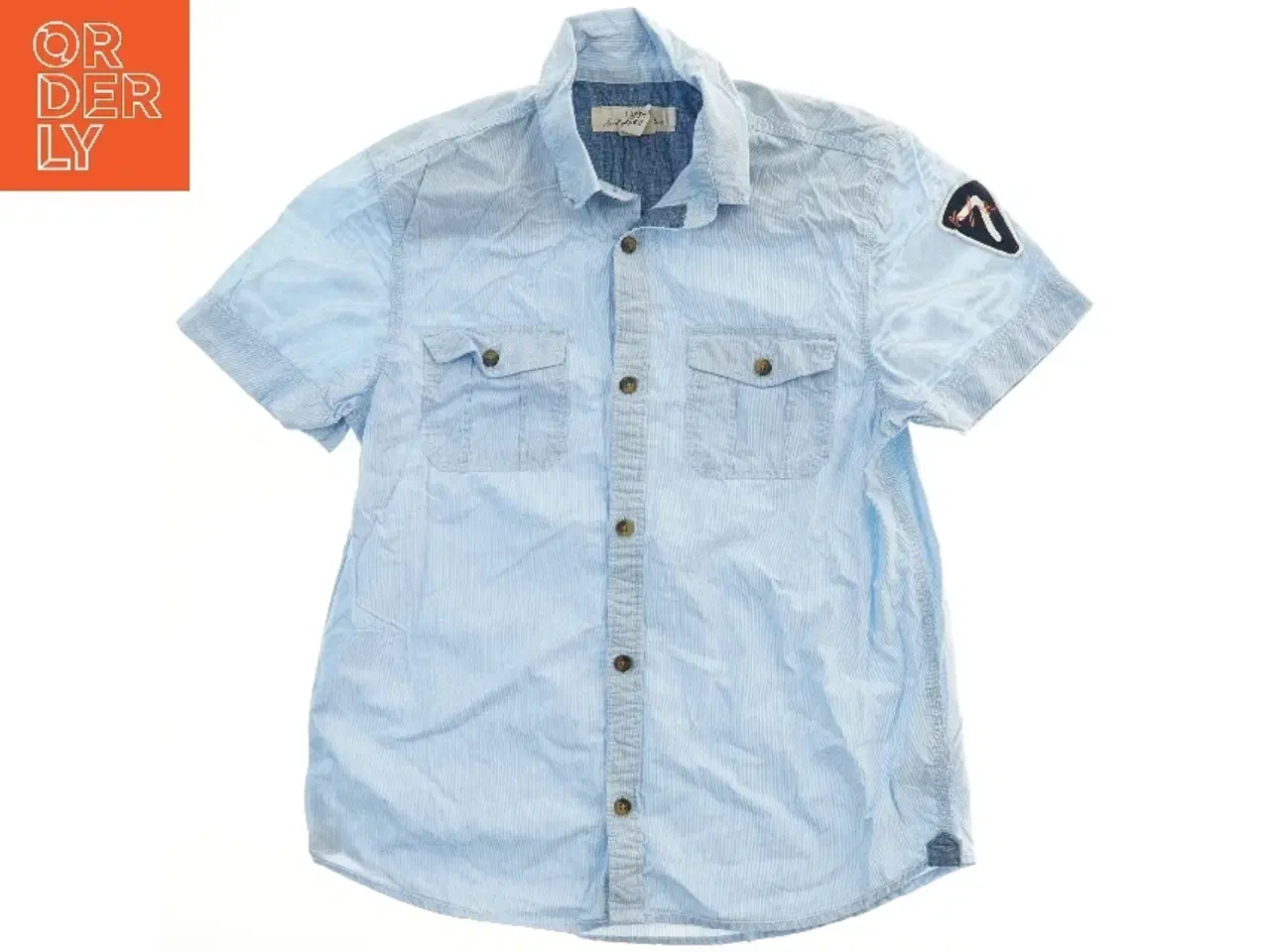 Billede 1 - Kortærmet skjorte med lommer fra H&M (str. 158)