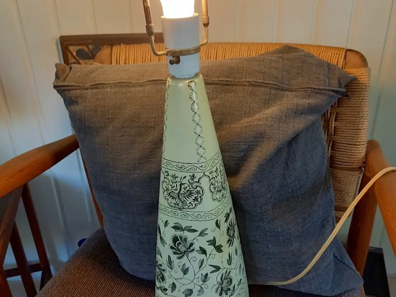 Billede 3 - Bordlampe i keramik