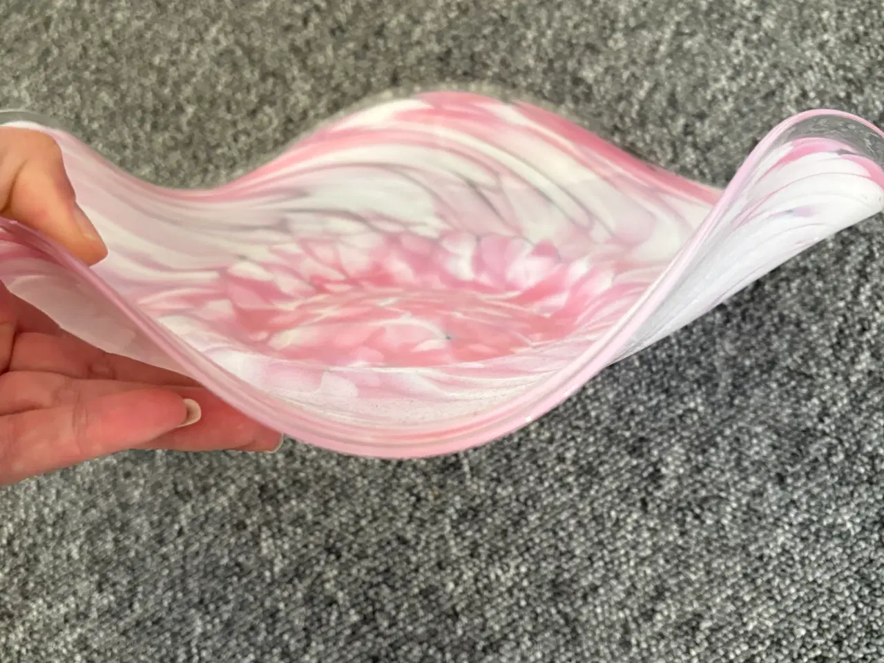 Billede 2 - Mundblæst glas skål