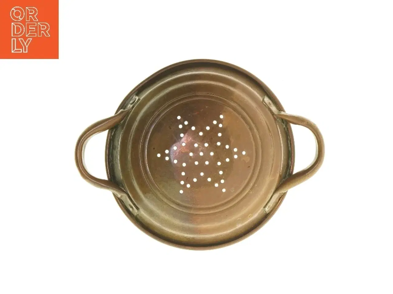 Billede 4 - Gammel Kobbersigte med håndtag (str. Ø 21 cm)