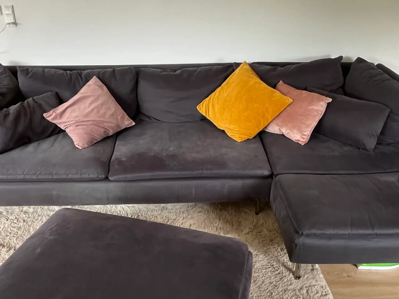 Billede 5 - IKEA SÖDERHAMN modulsofa m. chaiselong – mørkegrå 