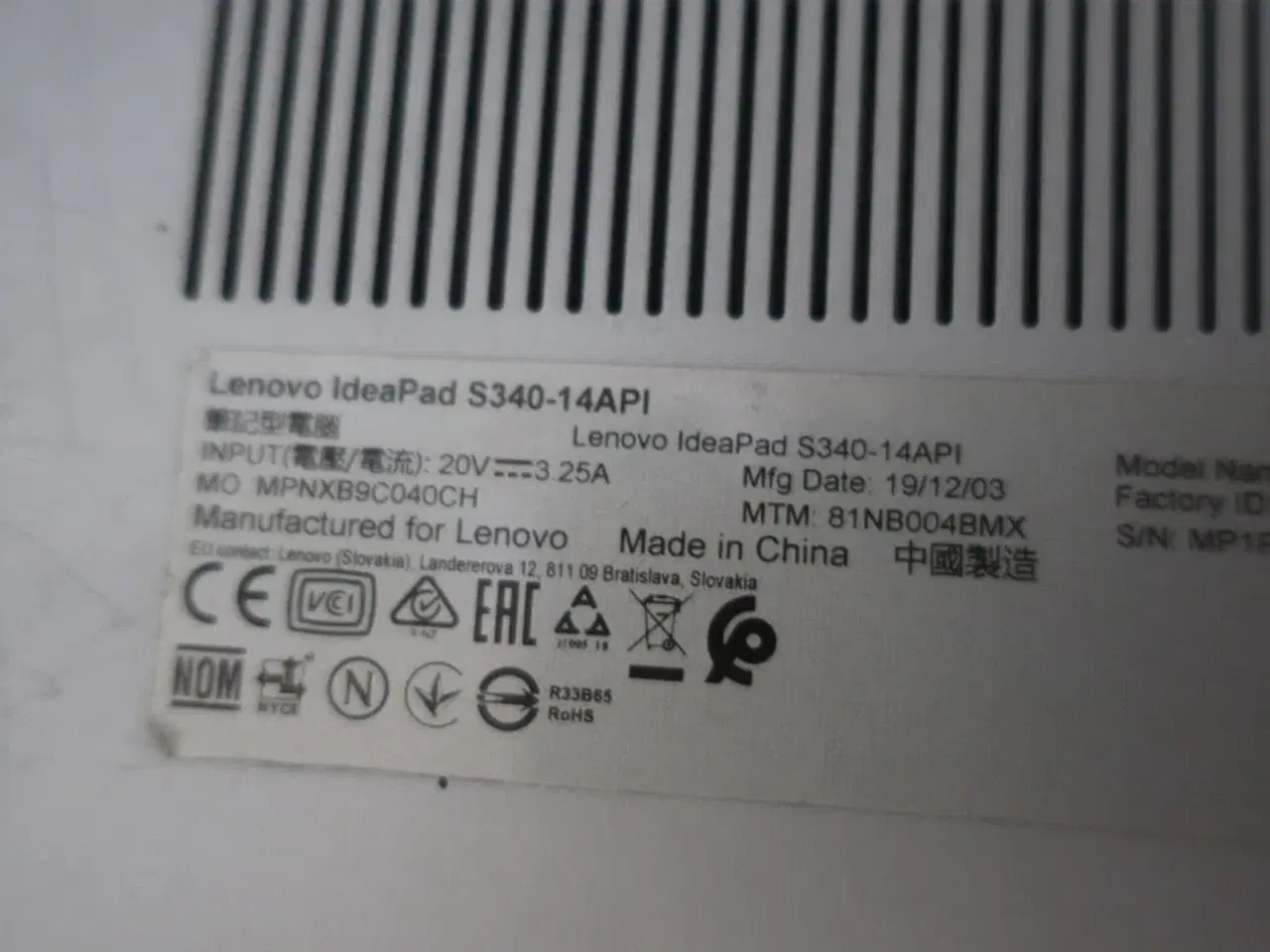 Billede 4 - Bærbar computer LENOVO Ideapad S340-14API og flatpay terminal PAX A920Pro