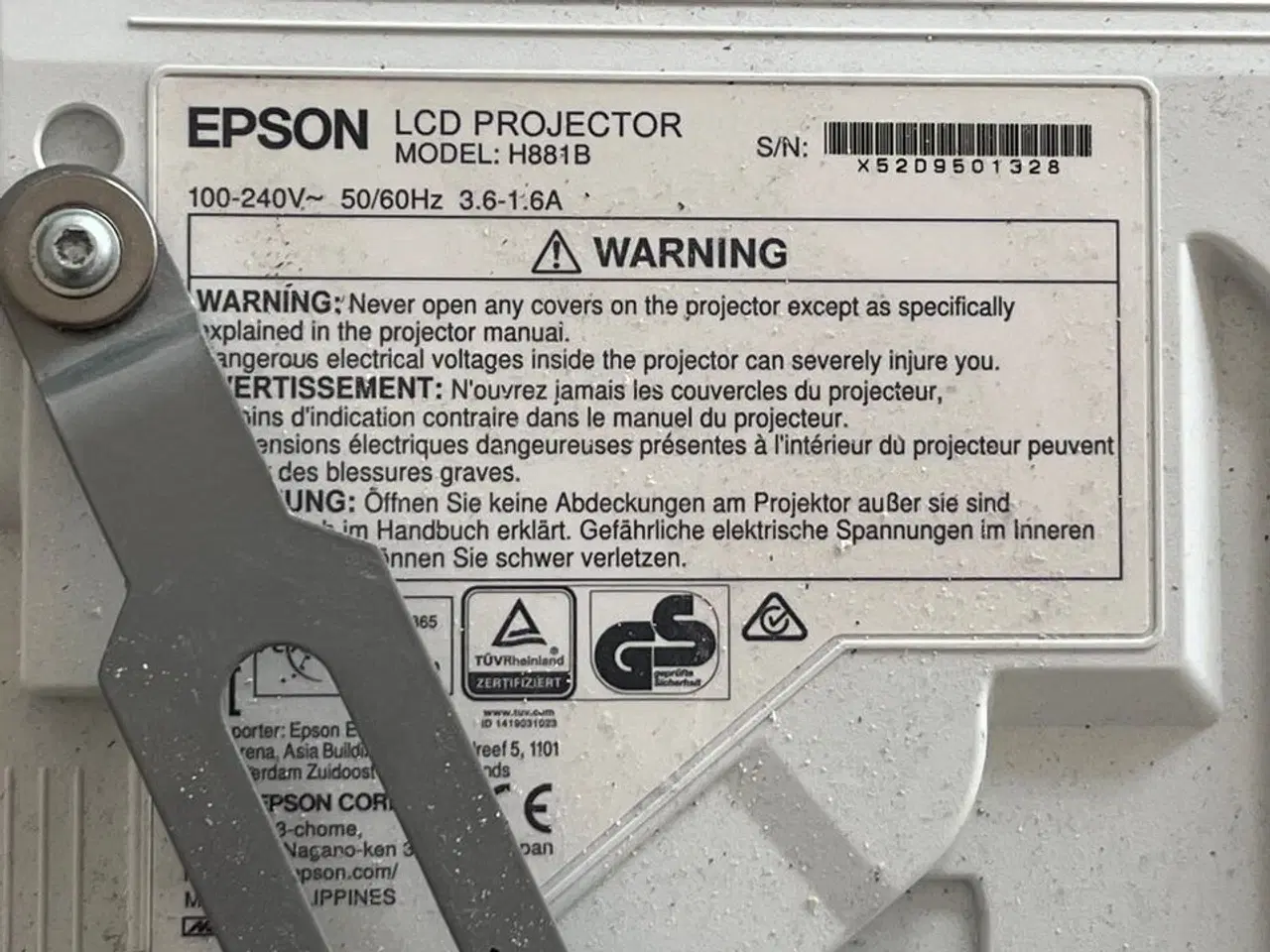 Billede 6 - Epson projektor med ophæng