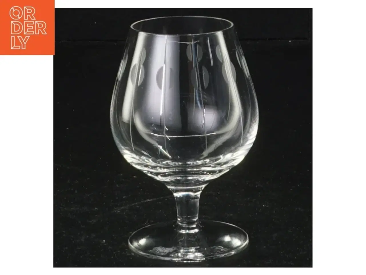 Billede 3 - Sæt af seks cognacglas fra Holmegaard (str. 9 x 6 cm)