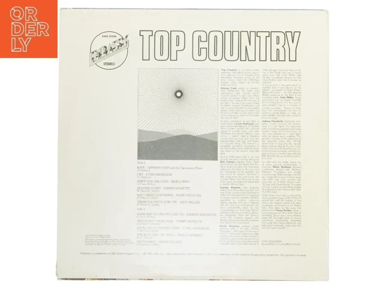 Billede 2 - Top Country LP fra Embassy