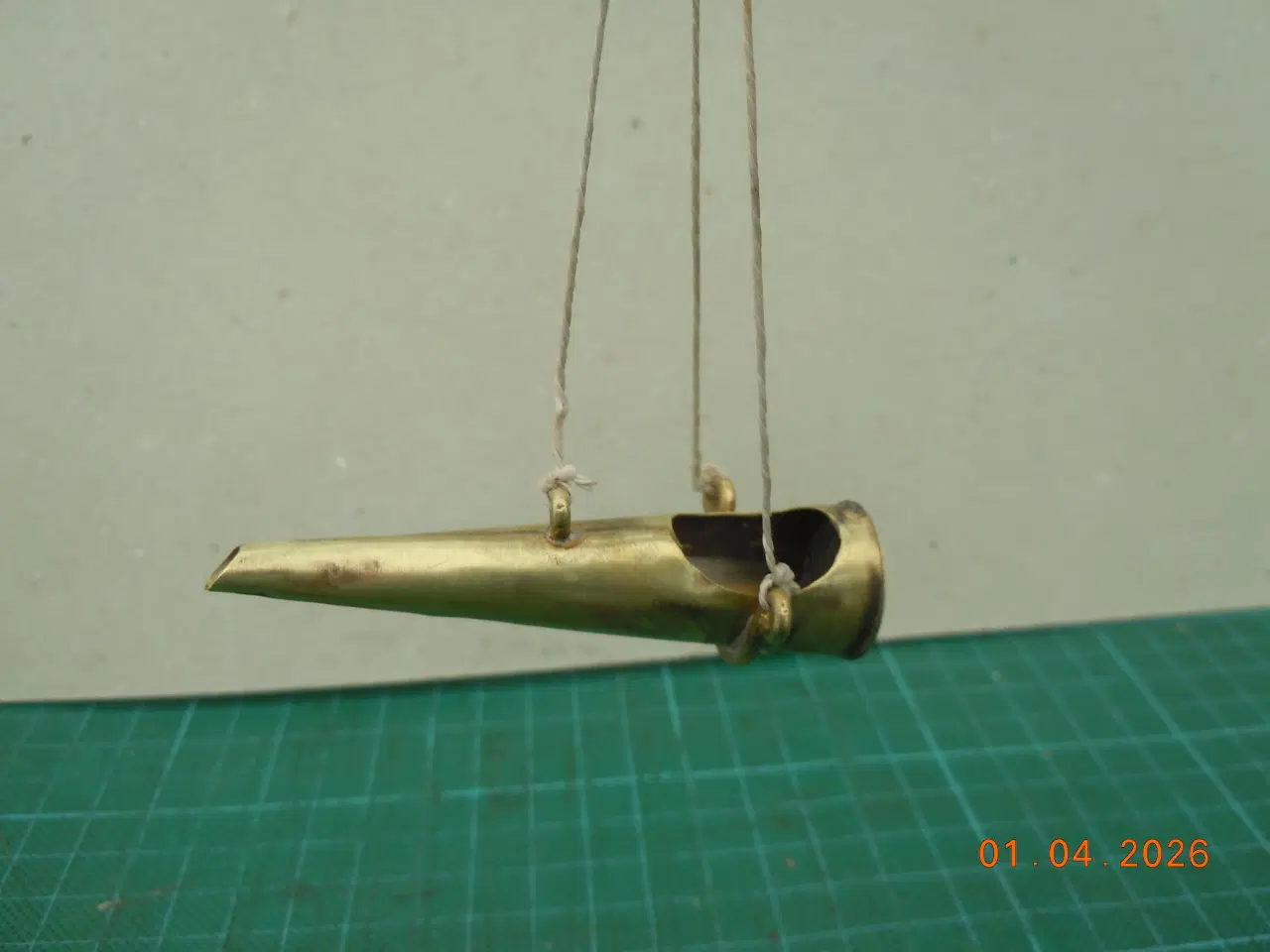 Billede 3 - HK Krudtvægt af messing.