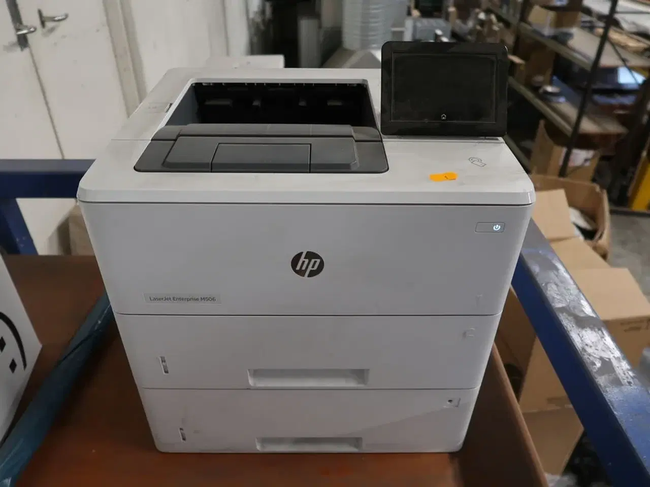 Billede 2 - Printer HP M506, bord og affaldsstativ